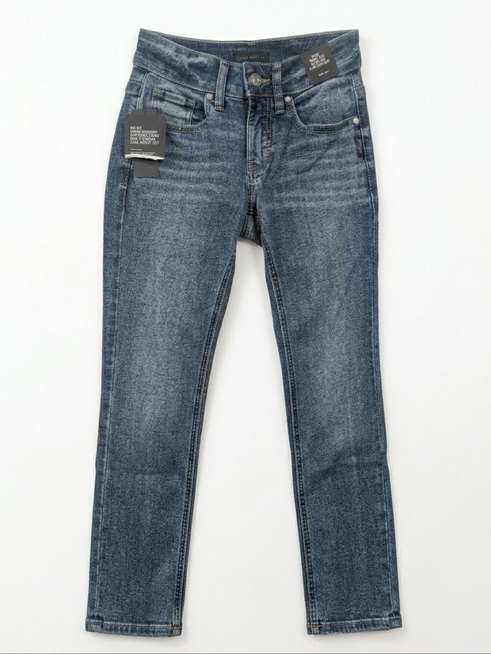 Silver Jeans Co. Britt Curvy Low Rise Straight Leg Denim – W24 L29 NWT